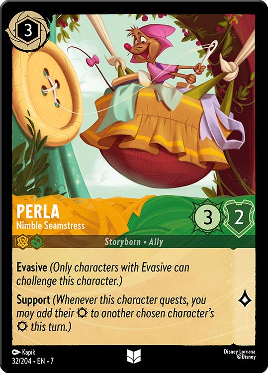 Perla - Nimble Seamstress (32/204) [Archazia's Island] | Total Play