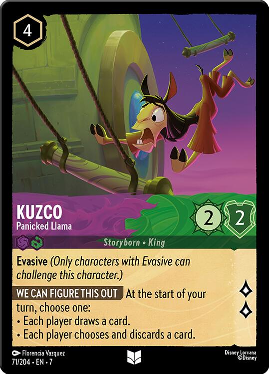 Kuzco - Panicked Llama (71/204) [Archazia's Island] | Total Play