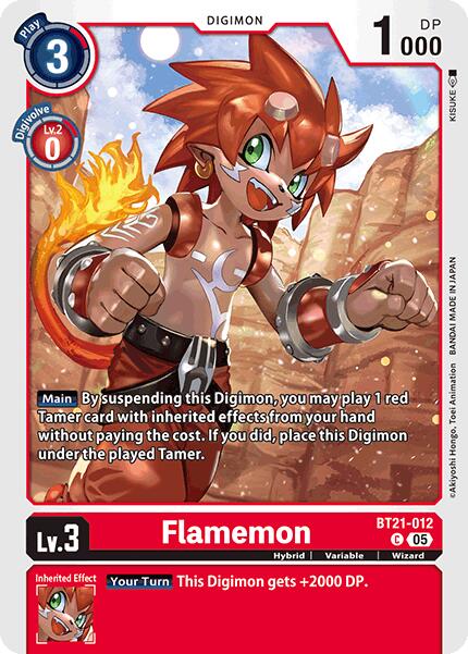 Flamemon [BT21-012] [World Convergence] | Total Play
