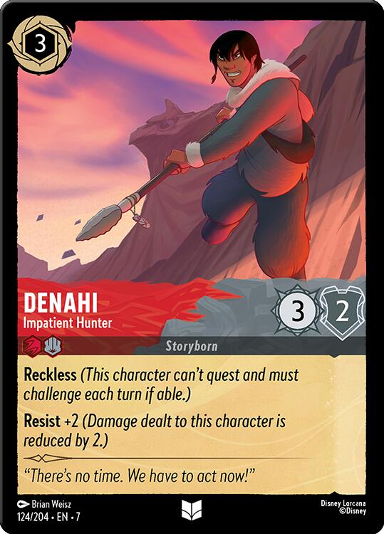 Denahi - Impatient Hunter (124/204) [Archazia's Island] | Total Play