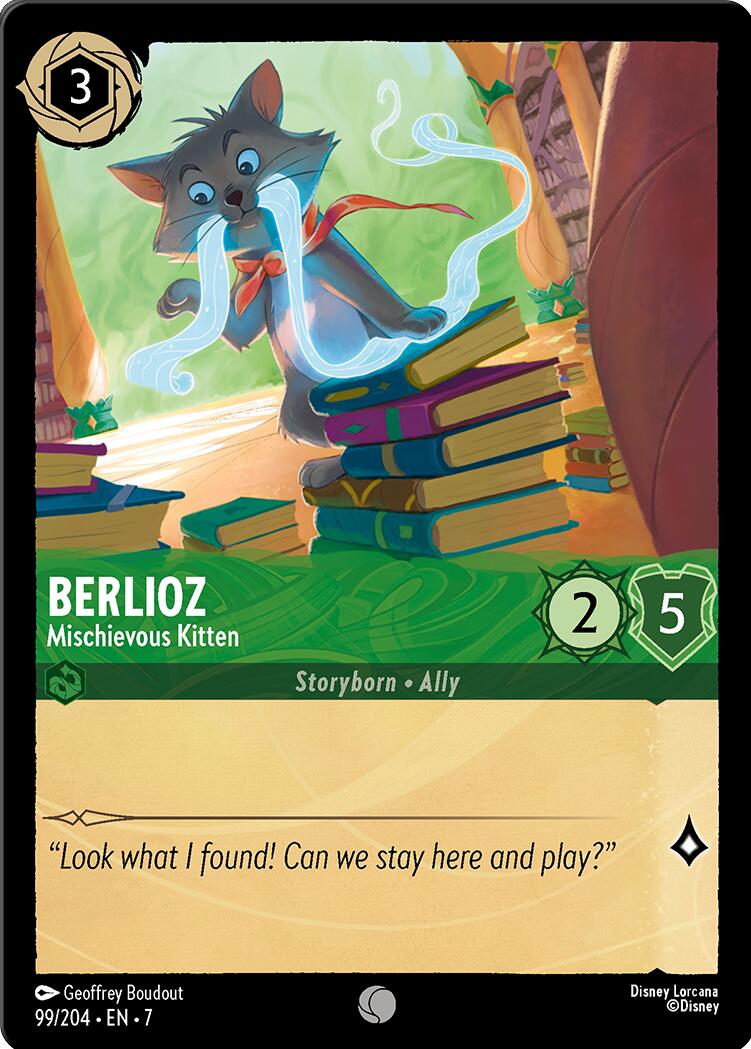 Berlioz - Mischievous Kitten (99/204) [Archazia's Island] | Total Play