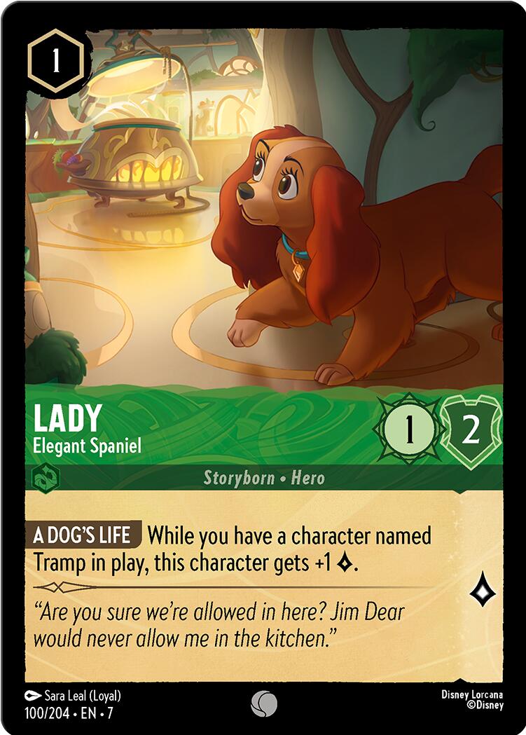 Lady - Elegant Spaniel (100/204) [Archazia's Island] | Total Play