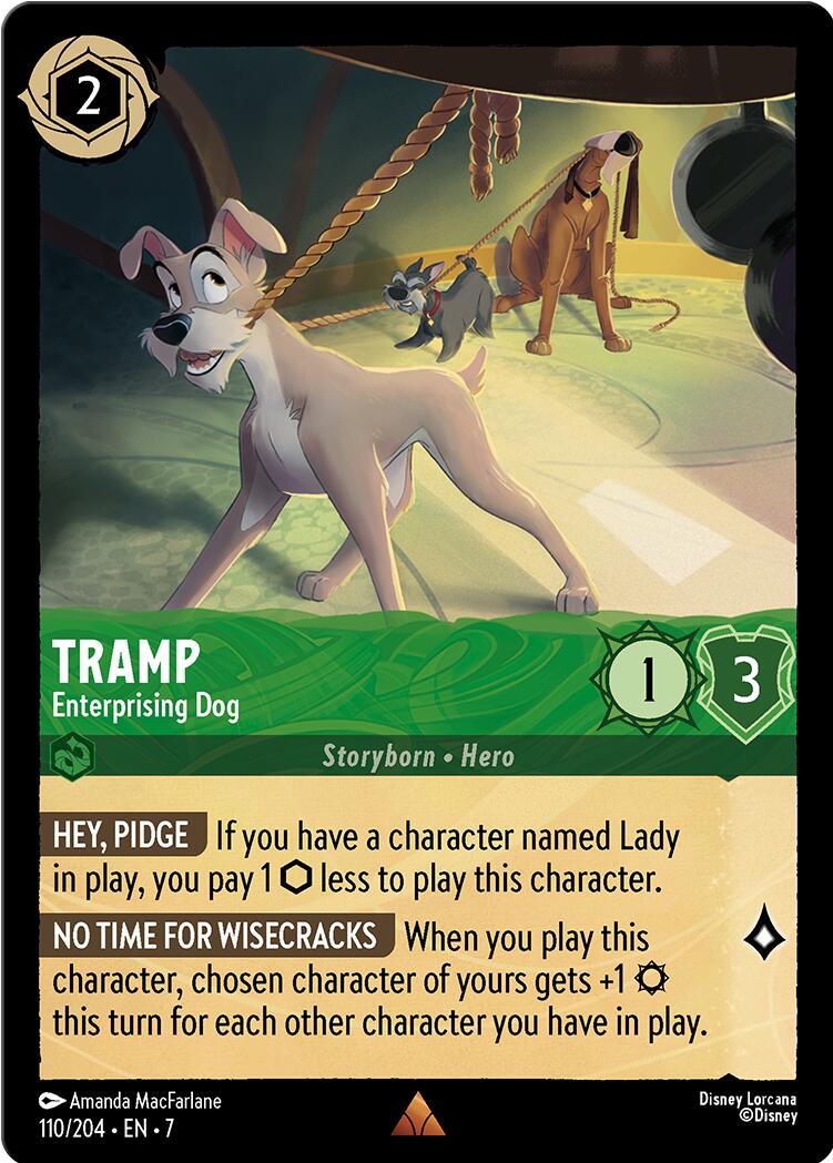 Tramp - Enterprising Dog (110/204) [Archazia's Island] | Total Play