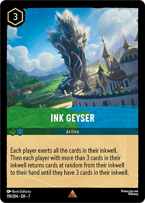 Ink Geyser (119/204) [Archazia's Island] | Total Play