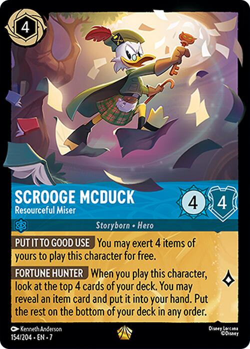 Scrooge McDuck - Resourceful Miser (154/204) [Archazia's Island] | Total Play