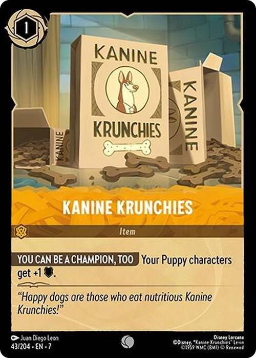 Kanine Krunchies (43/204) [Archazia's Island] | Total Play