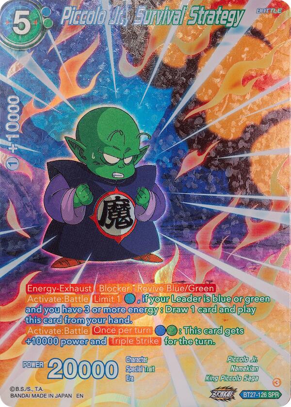 Piccolo Jr., Survival Strategy (SPR) (BT27-126) [History of Z] | Total Play