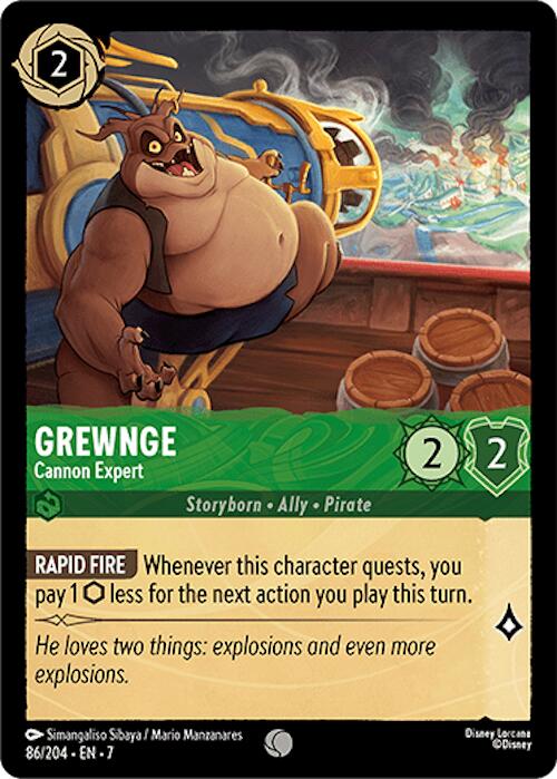 Grewnge - Cannon Expert (86/204) [Archazia's Island] | Total Play