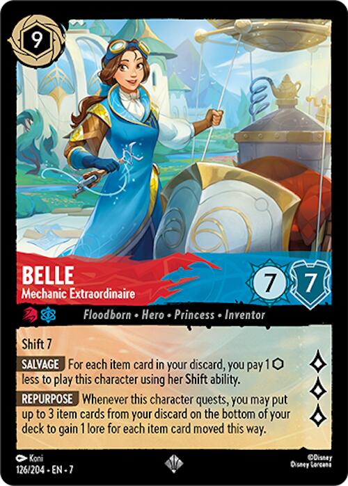 Belle - Mechanic Extraordinaire (126/204) [Archazia's Island] | Total Play