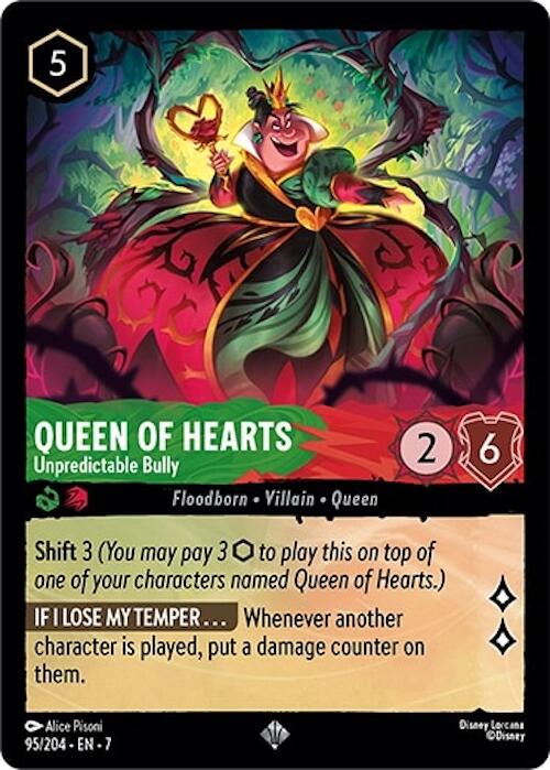 Queen of Hearts - Unpredictable Bully (95/204) [Archazia's Island] | Total Play