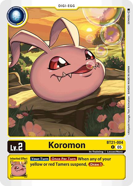 Koromon [BT21-004] [World Convergence] | Total Play