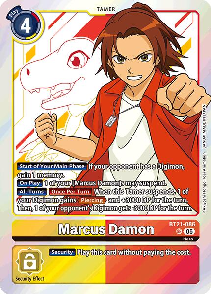 Marcus Damon [BT21-086] [World Convergence] | Total Play