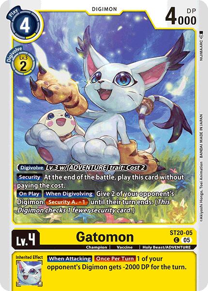 Gatomon [ST20-05] [Starter Deck: Protector of Light] | Total Play