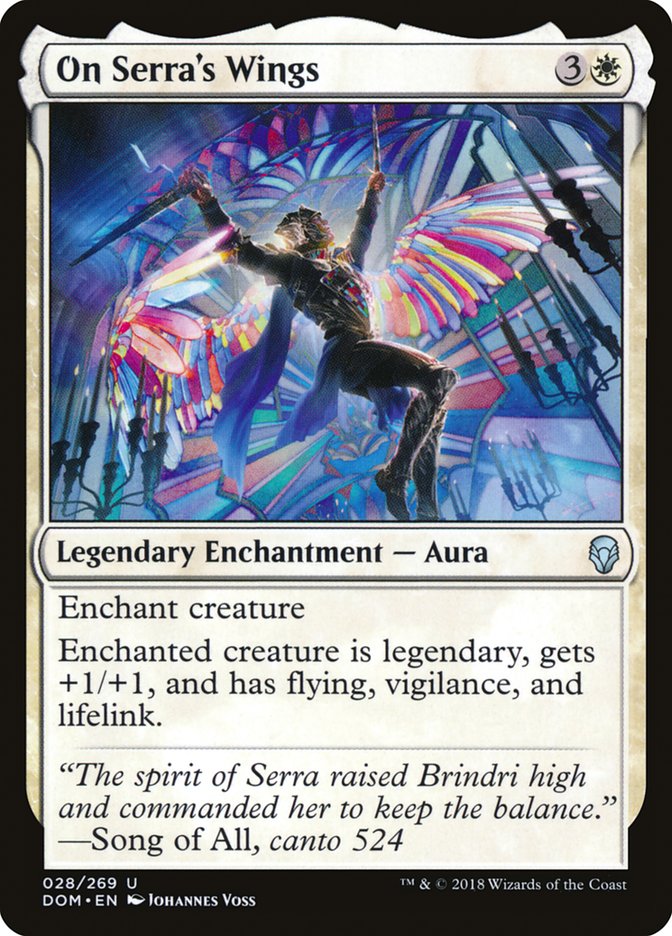 On Serra's Wings [Dominaria] | Total Play