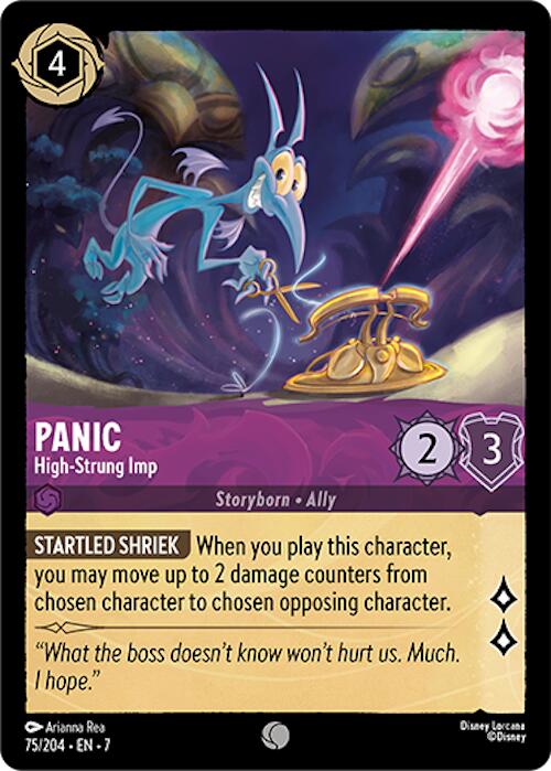 Panic - High-Strung Imp (75/204) [Archazia's Island] | Total Play