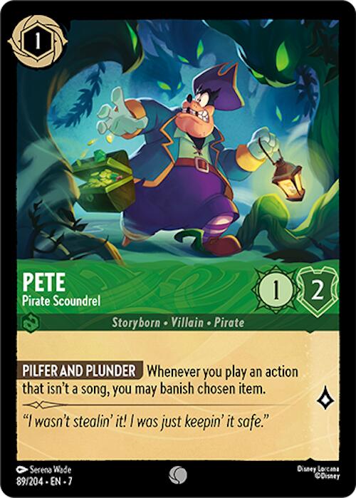Pete - Pirate Scoundrel (89/204) [Archazia's Island] | Total Play