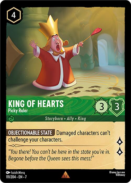 King of Hearts - Picky Ruler (111/204) [Archazia's Island] | Total Play