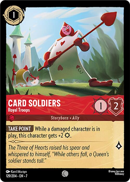Card Soldiers - Royal Troops (129/204) [Archazia's Island] | Total Play