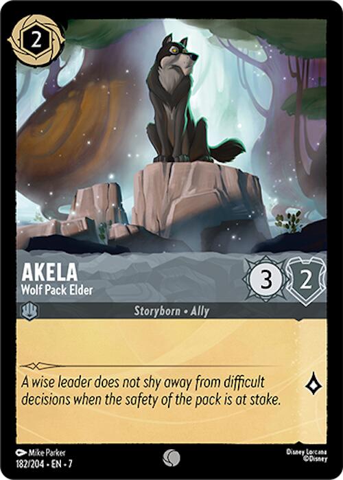 Akela - Wolf Pack Elder (182/204) [Archazia's Island] | Total Play