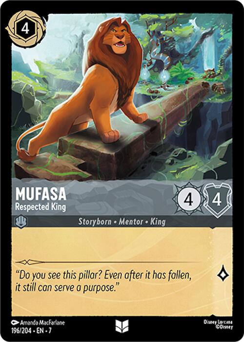 Mufasa - Respected King (196/204) [Archazia's Island] | Total Play
