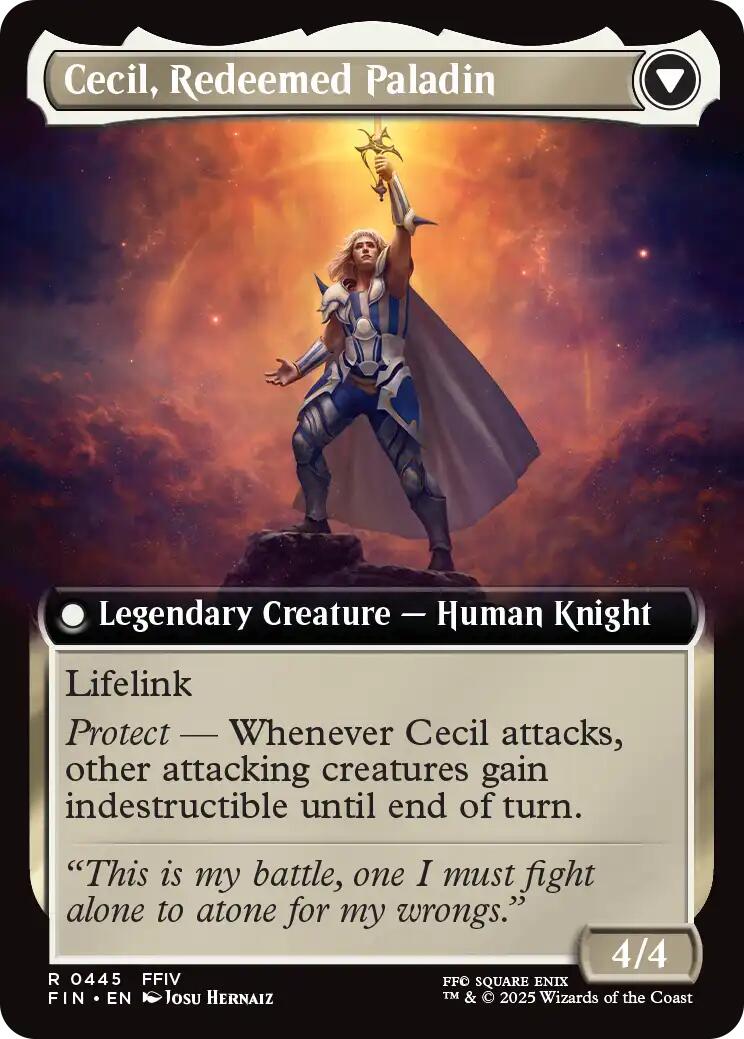 Cecil, Dark Knight // Cecil, Redeemed Paladin (Extended Art) [FINAL FANTASY] | Total Play
