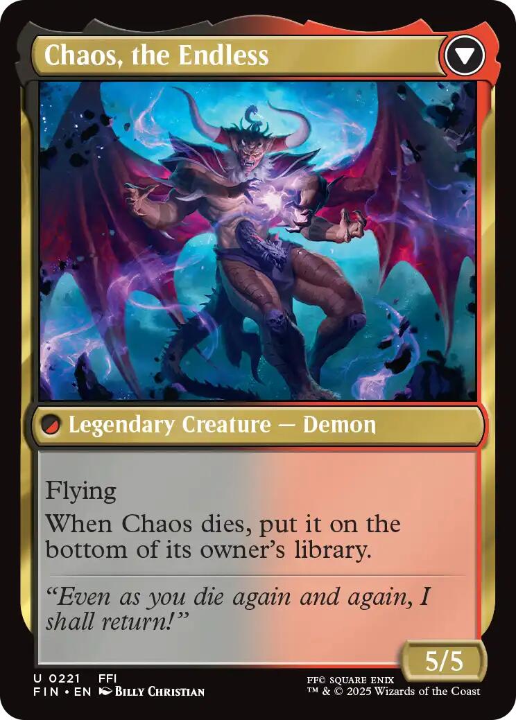 Garland, Knight of Cornelia // Chaos, the Endless [FINAL FANTASY] | Total Play