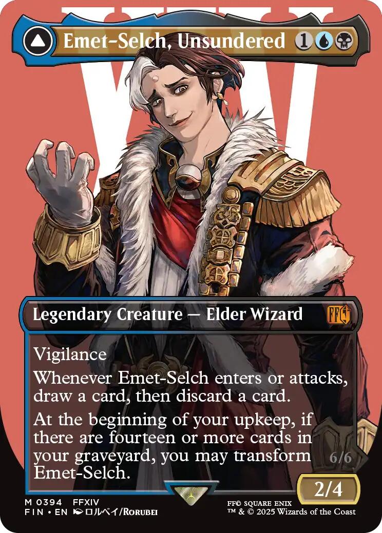 Emet-Selch, Unsundered // Hades, Sorcerer of Eld (Borderless) [FINAL FANTASY] | Total Play