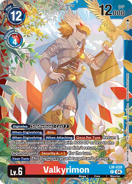 Valkyrimon [LM-039] (Limited Card Pack) [World Convergence] | Total Play
