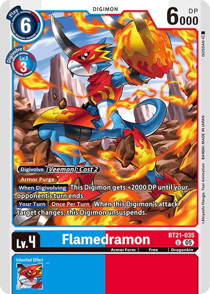 Flamedramon [BT21-035] [World Convergence] | Total Play