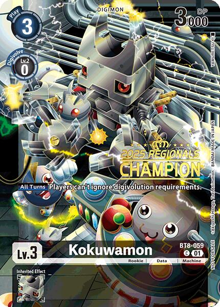 Kokuwamon [BT8-059] (2025 Regionals Champion) [New Awakening Promos] | Total Play
