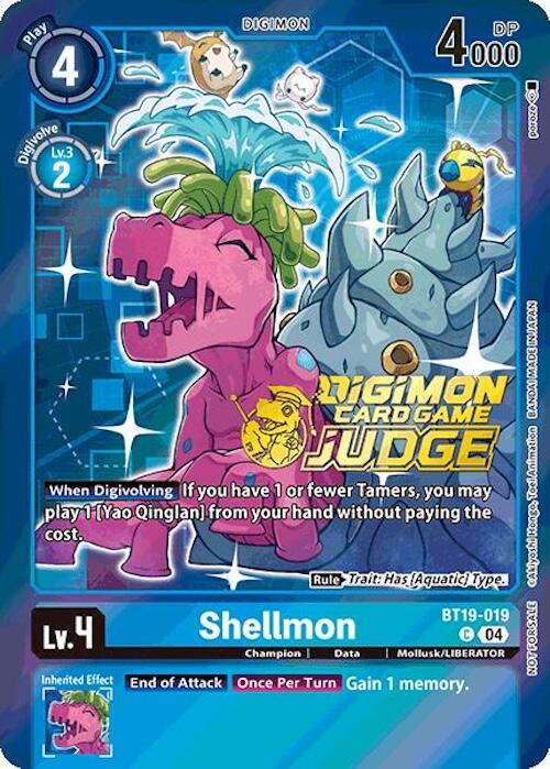 Shellmon [BT19-019] (Judge Pack 2025 Wave 1) [Release Special Booster Ver.2.0] | Total Play
