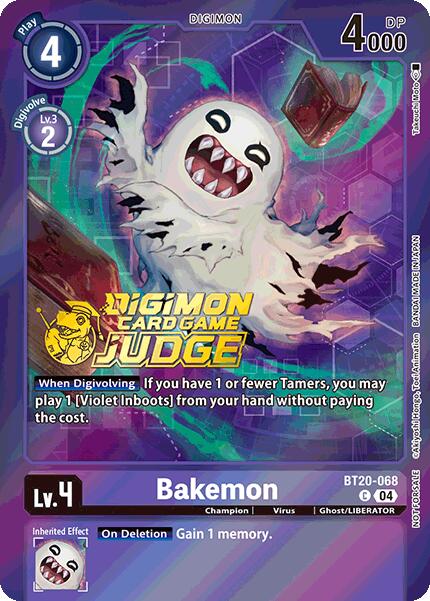 Bakemon [BT20-068] (Judge Pack 2025 Wave 1) [Release Special Booster Ver.2.5 Promos] | Total Play