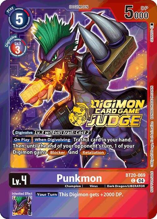 Punkmon [BT20-069] (Judge Pack 2025 Wave 1) [Release Special Booster Ver.2.5 Promos] | Total Play