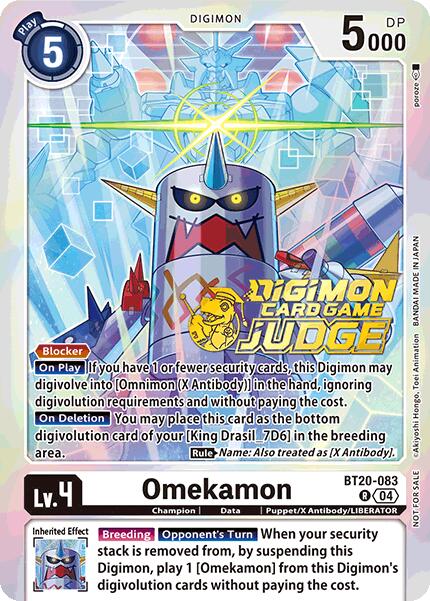 Omekamon [BT20-083] (Judge Pack 2025 Wave 1) [Release Special Booster Ver.2.5 Promos] | Total Play