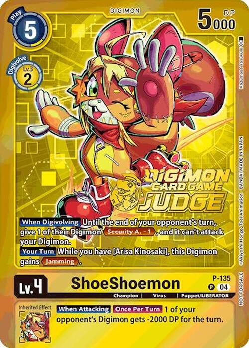 ShoeShoemon [P-135] (Judge Pack 2025 Wave 1) [Promotional Cards] | Total Play