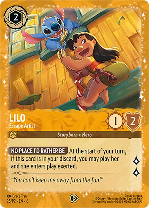Lilo - Escape Artist (25) [Promo Cards] | Total Play