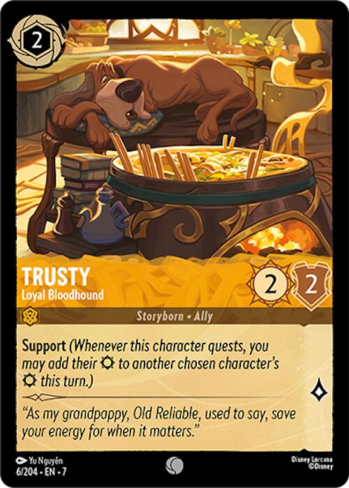 Trusty - Loyal Bloodhound (6/204) [Archazia's Island] | Total Play