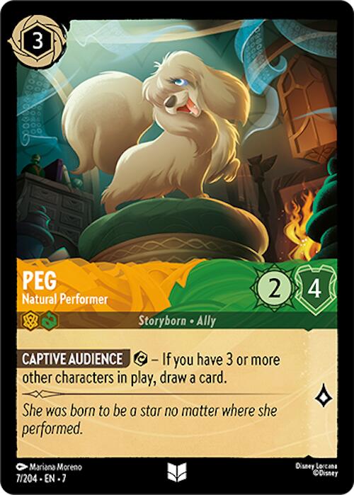 Peg - Natural Performer (7/204) [Archazia's Island] | Total Play
