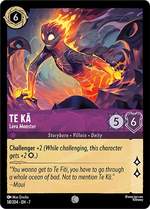 Te Ka - Lava Monster (58/204) [Archazia's Island] | Total Play