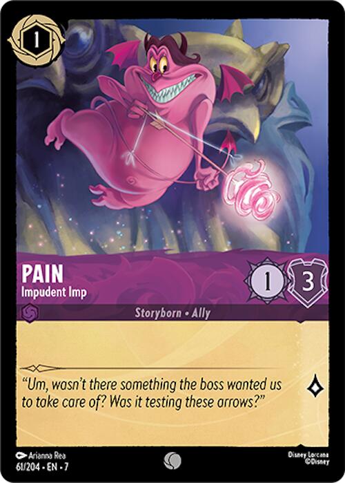 Pain - Impudent Imp (61/204) [Archazia's Island] | Total Play
