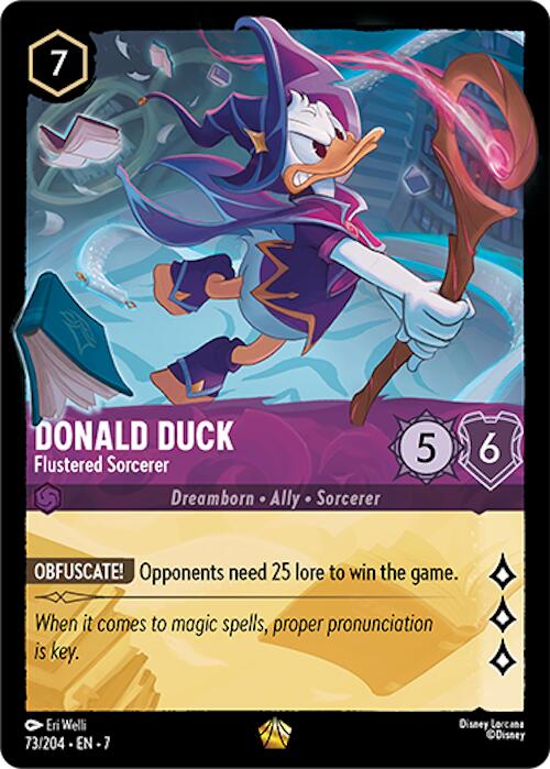 Donald Duck - Flustered Sorcerer (73/204) [Archazia's Island] | Total Play