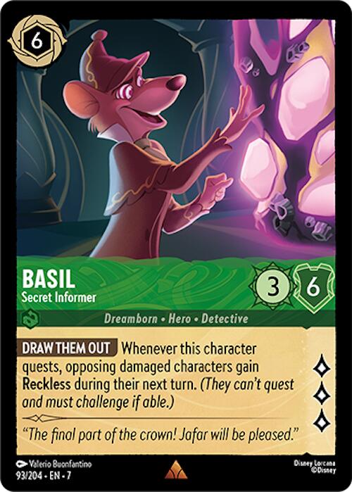 Basil - Secret Informer (93/204) [Archazia's Island] | Total Play