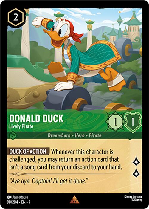 Donald Duck - Lively Pirate (98/204) [Archazia's Island] | Total Play
