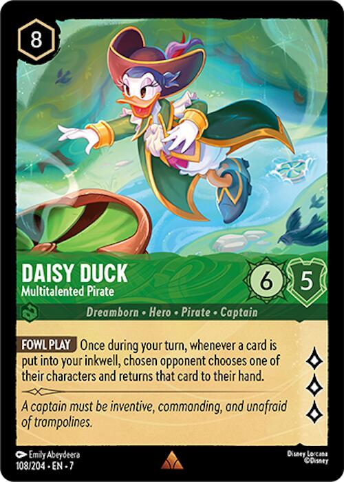 Daisy Duck - Multitalented Pirate (108/204) [Archazia's Island] | Total Play