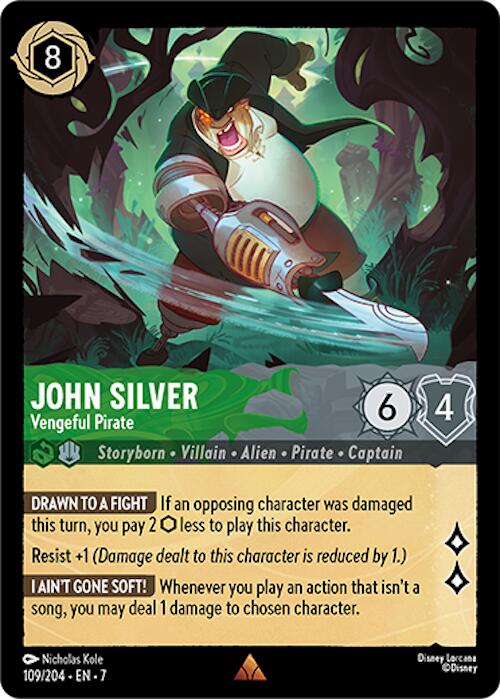 John Silver - Vengeful Pirate (109/204) [Archazia's Island] | Total Play