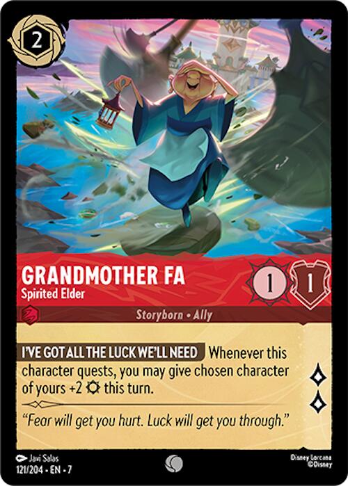 Grandmother Fa - Spirited Elder (121/204) [Archazia's Island] | Total Play