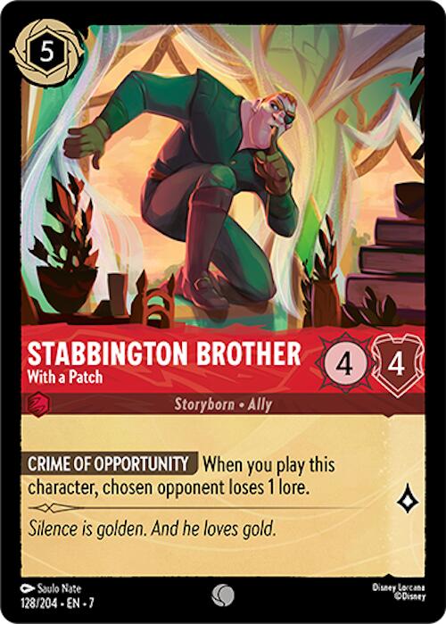 Stabbington Brother - With a Patch (128/204) [Archazia's Island] | Total Play