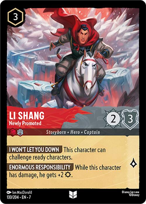 Li Shang - Newly Promoted (133/204) [Archazia's Island] | Total Play