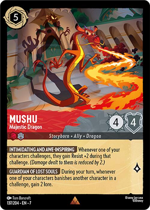 Mushu - Majestic Dragon (137/204) [Archazia's Island] | Total Play