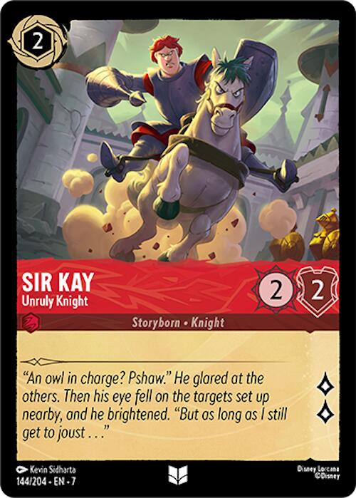 Sir Kay - Unruly Knight (144/204) [Archazia's Island] | Total Play